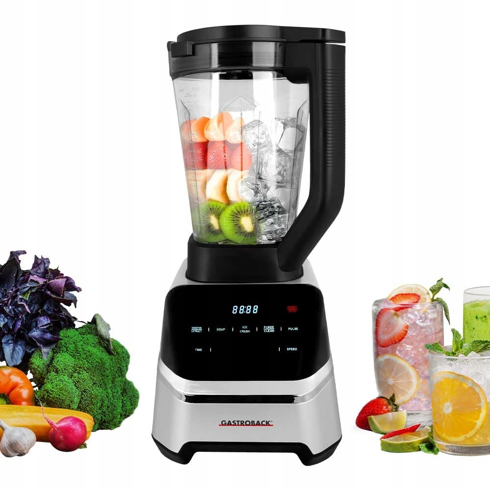 Gastroback Stojací mixér 2000 W, 2l nádoba, 7 programů