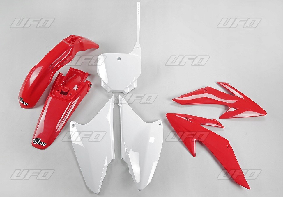 Ufo Sada Plastov Honda Crf 230 '08-'14 Farba Oem (červená/biela)