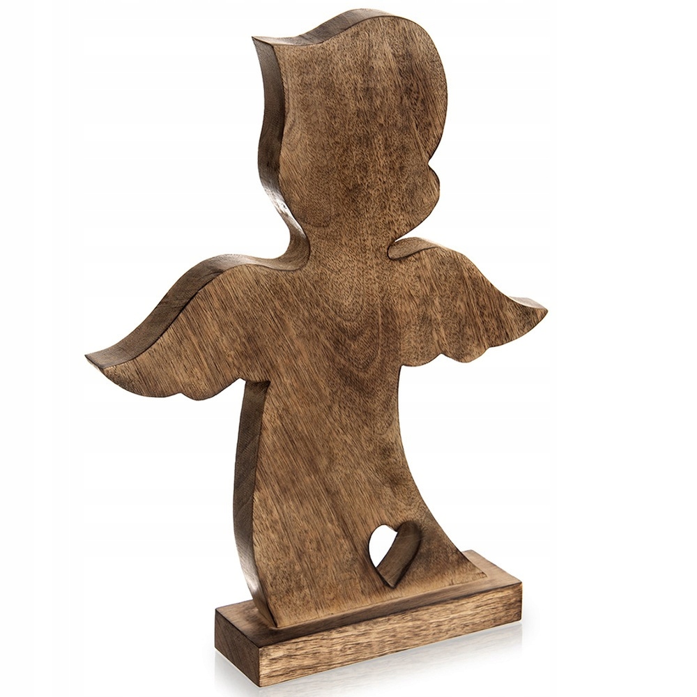 Dřevěná vánoční figurka anděl Mango 38,5 cm