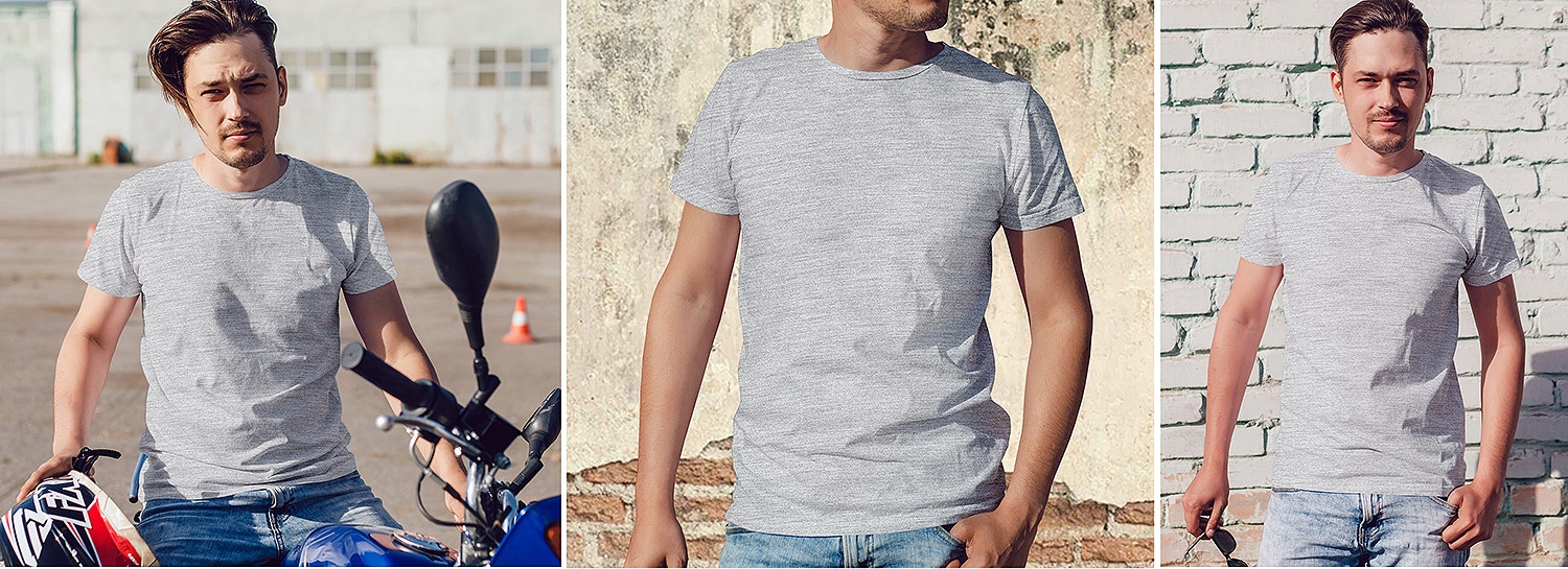 NAJLEPSZA KOSZULKA T-SHIRT MĘSKA DLA MĘŻCZYZNY MELANŻ XL JAKOŚĆ Rozmiar XL