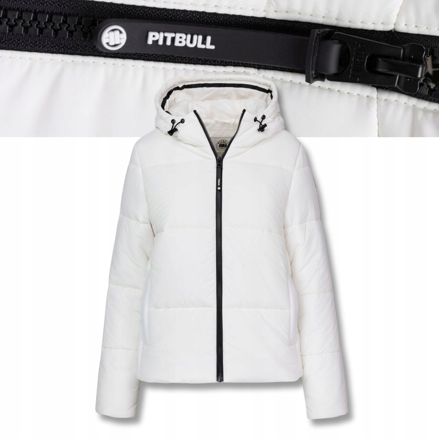 Dámská Zimní bunda prošívaná s kapucí Pitbull Vista s zateplenou kapuce M