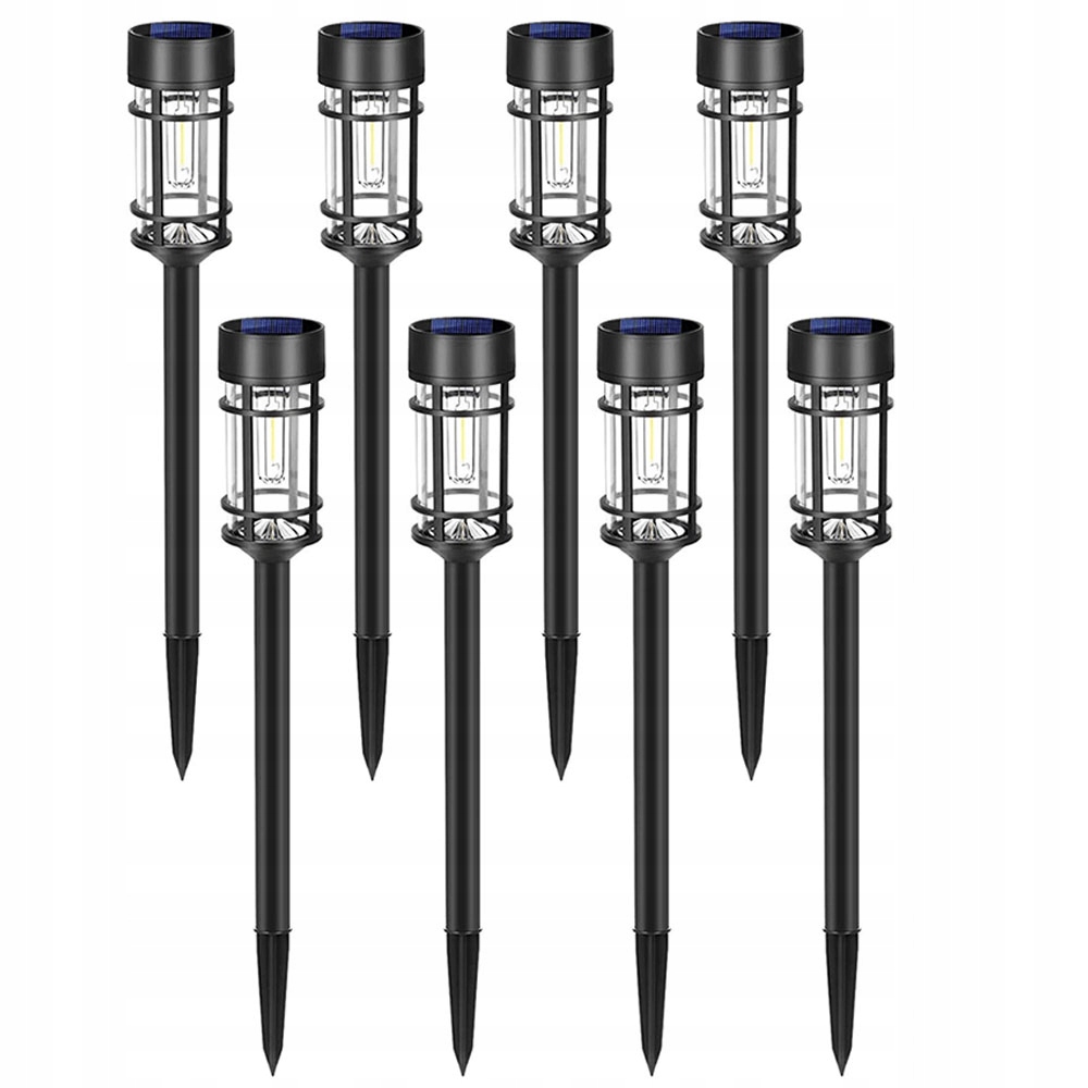 8ks Zahradní lampa, solární lampa, silniční lampa, Led zahradní osvětlení