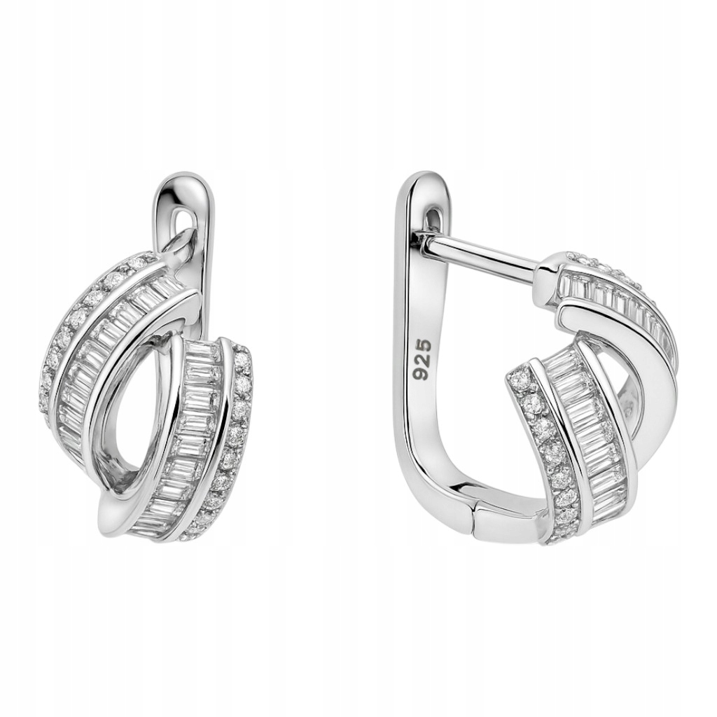 Stříbrné náušnice Ag 925 s zirkony IM0070925ER