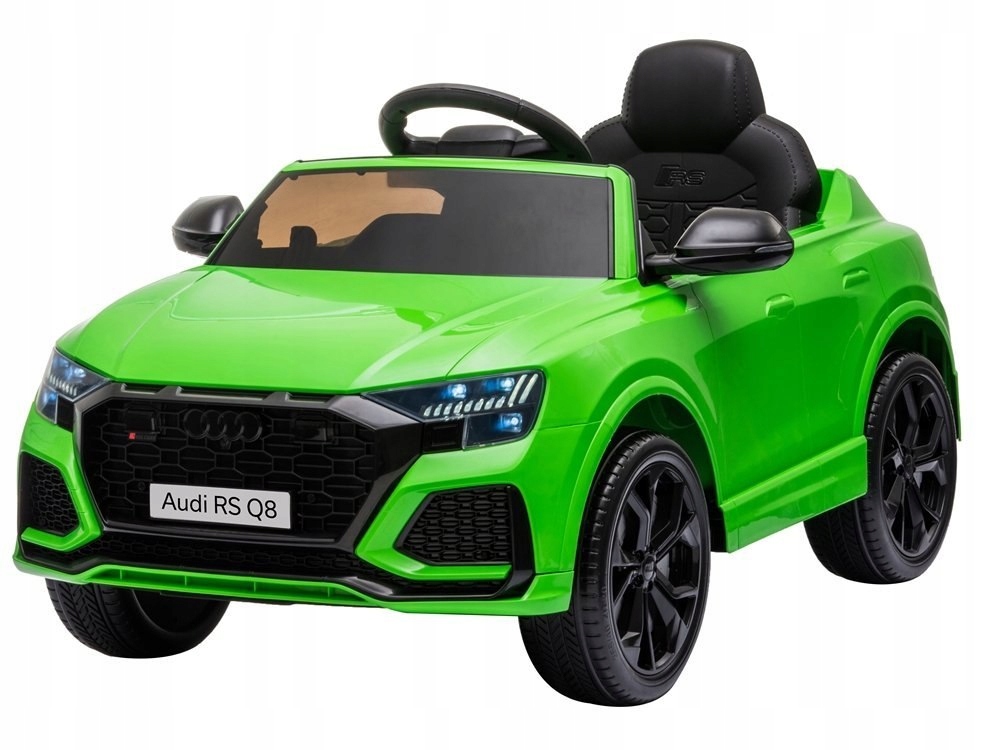 Samochód Na Akumulator Dla Dziecka Audi Rs Q8 2X45W Pilot Led Eva Skóra MP3
