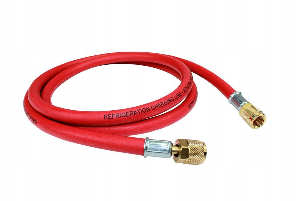 Chladicí Servisní Hadice Červená 1/4" x 1/4" 300 cm Refco CL-120-R