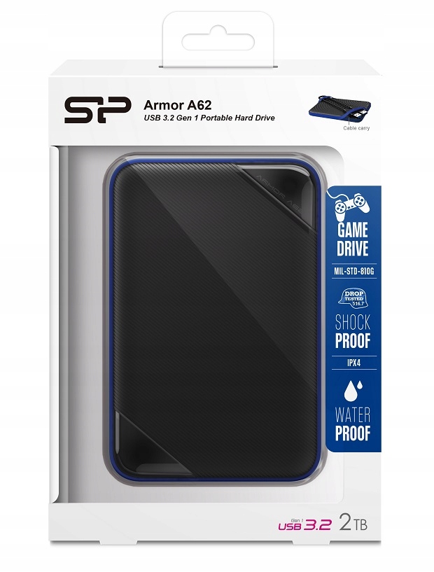 

Dysk zew Silicon Power Armor A62 Gaming 2TB USB3.2