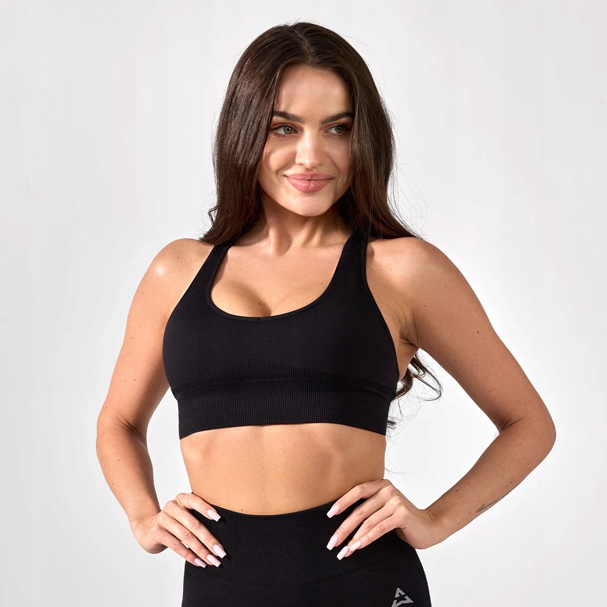 Allwear Top Push Up Fantasy Black Rozmiar L Sportowy Biustonosz Bezszwowy