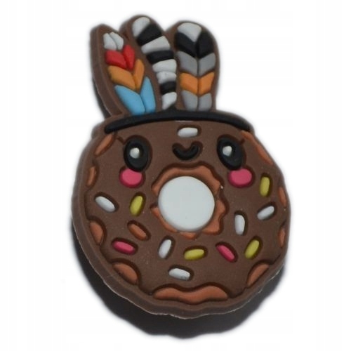 

Food - Przypinka do butów - Donut pióra - 4481