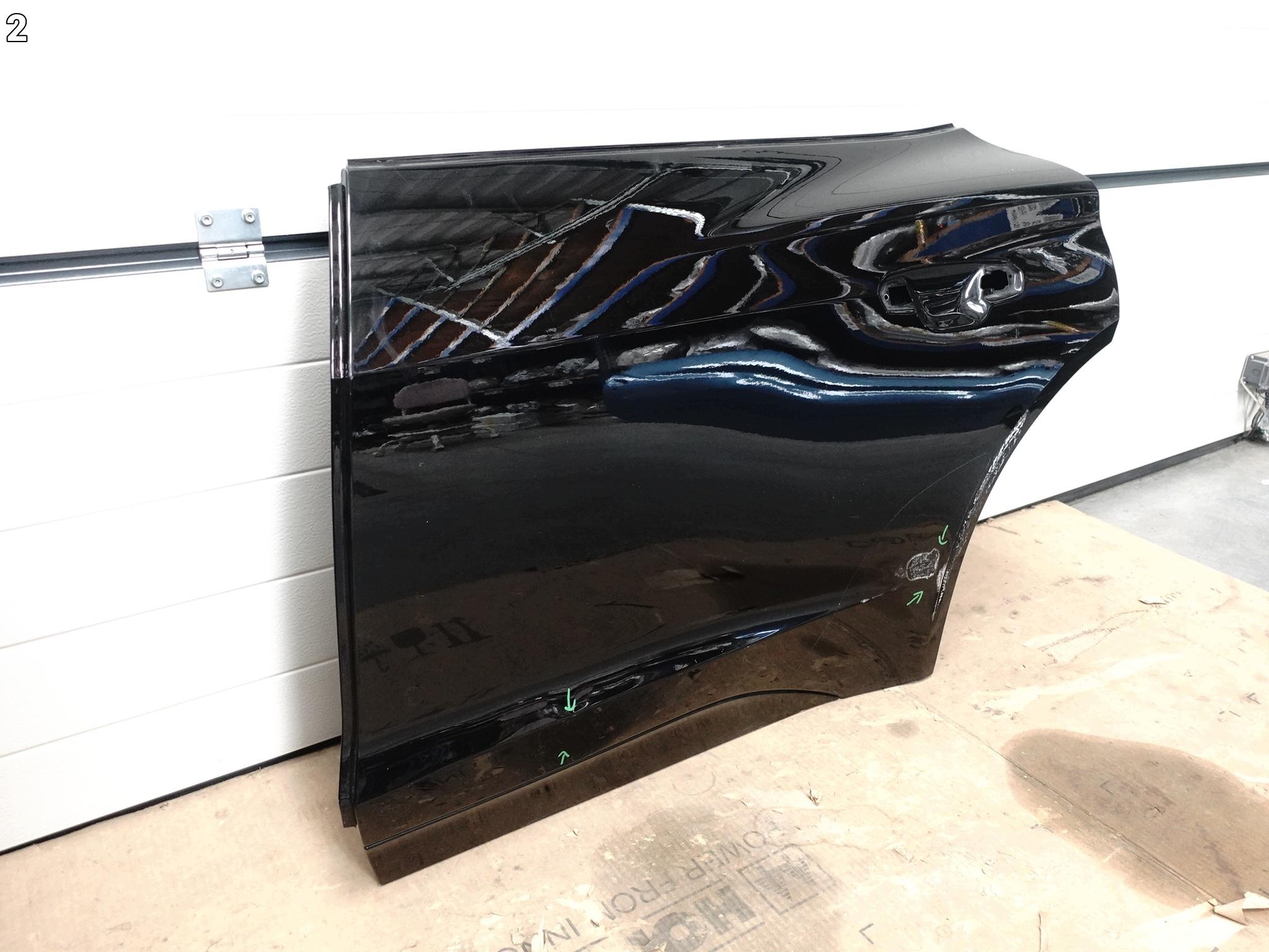 AUDI E-TRON GT RS 4J3 20- moulding door DOOR left rear part