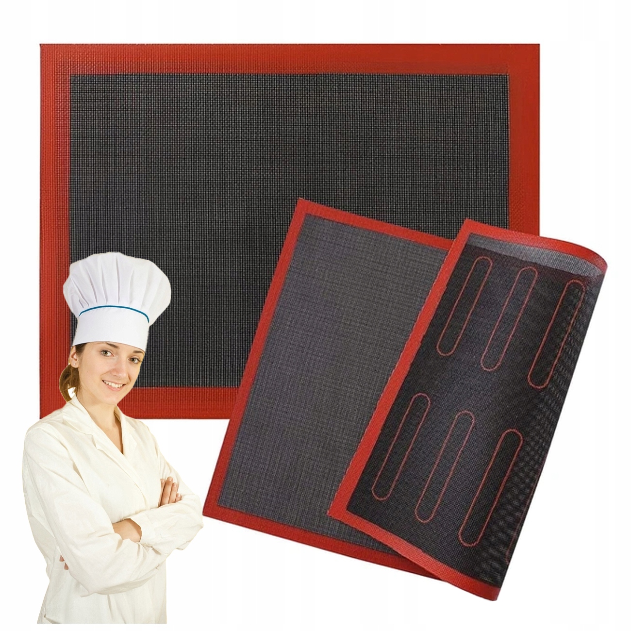 MATA SILIKONOWA DO PIECZENIA STOLNICA MIKROPERFOROWANA 30 X 40 CM