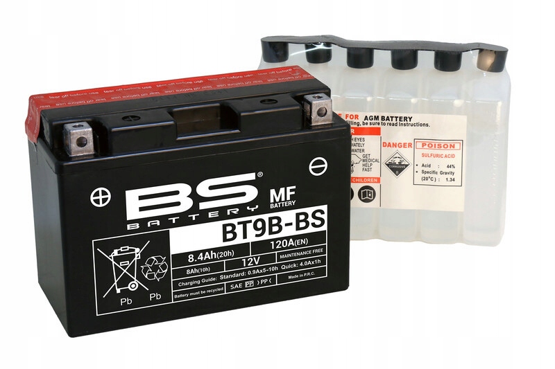 Bs Battery Bezúdržbová batéria s kyselinou BT9B 300627