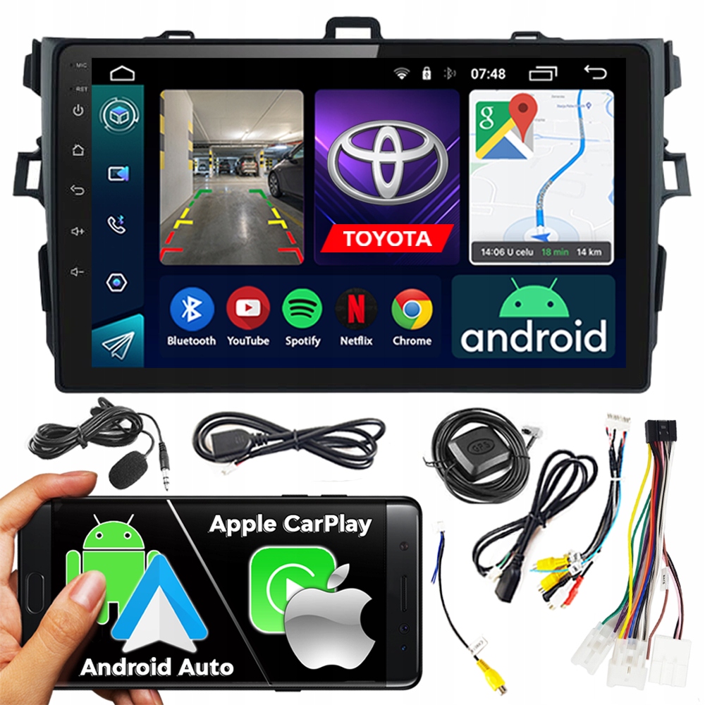 Autorádio Ncs RS-305 Toyota Corolla E15 2007-2014 Android Navigácia
