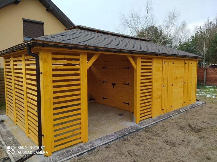 ALTANKA OGRODOWA DREWNIANA DOMEK 2w1 ALTANA WIATA HIT Producent inna