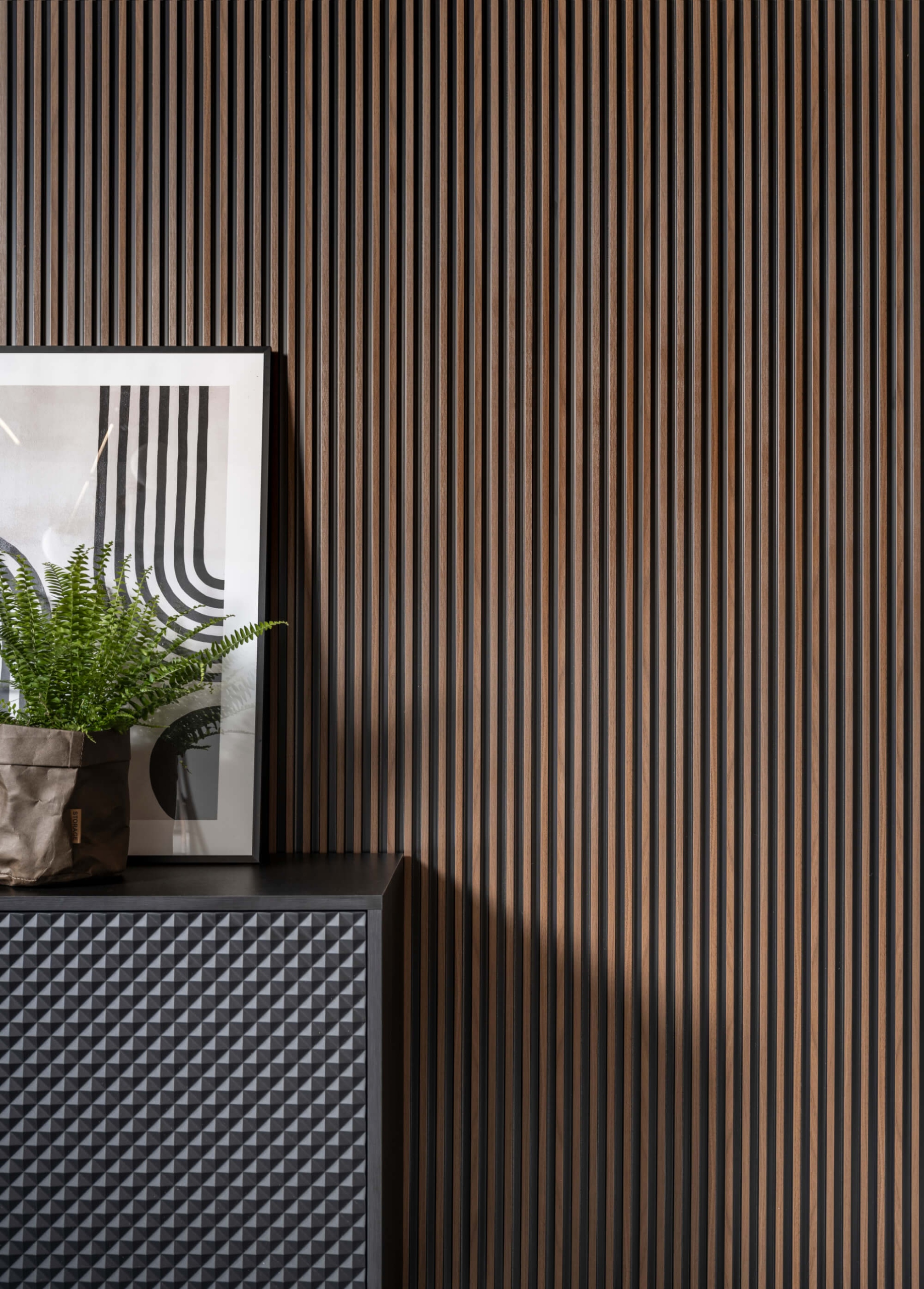 Panele ścienne LAMELE dekoracyjne Dąb Ciemny L0104 Marka Mardom decor