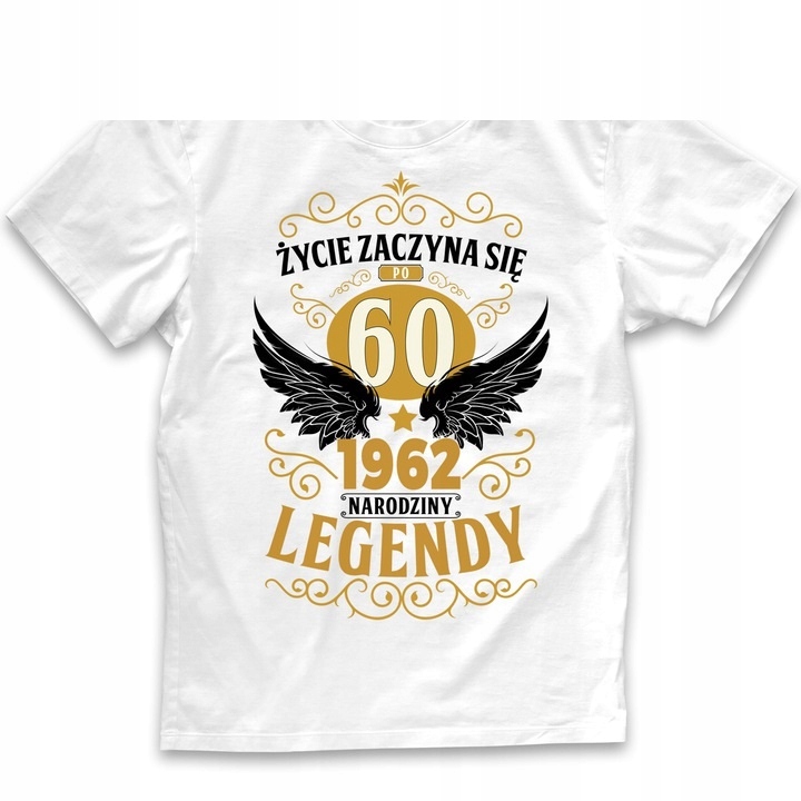KOSZULKA MĘSKA PREZENT 60 URODZINY TATA DZIADEK EAN (GTIN) 5907149153961