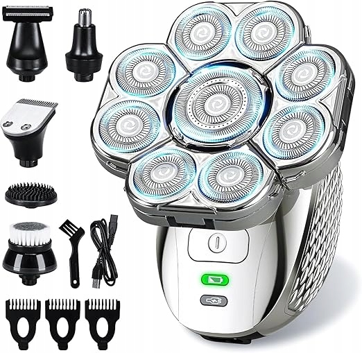 Elektryczna Golarka Męska Maszynka Do Golenia Brody Głowy Trymer 6W1 R17