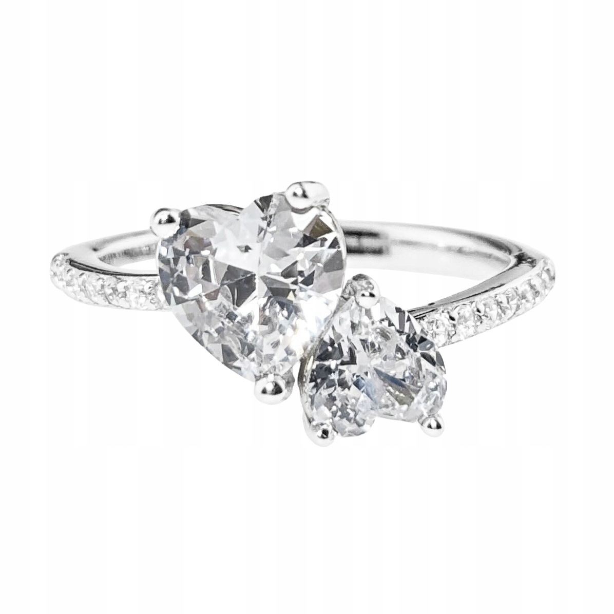 Prstýnek Harf stříbro 925 srdce R-19