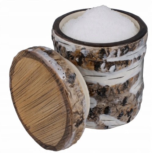 

Elegancki Pojemnik Ceramiczny Na Ksylitol Brzoza