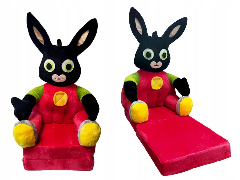 

Krzesło rozkładany fotel pufa dziecięcy pluszowy