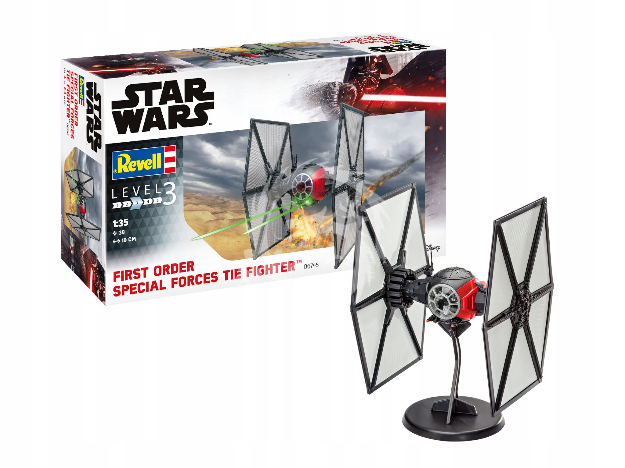 Tie Fighter Special Forces Revell 06745 v měřítku 1/35