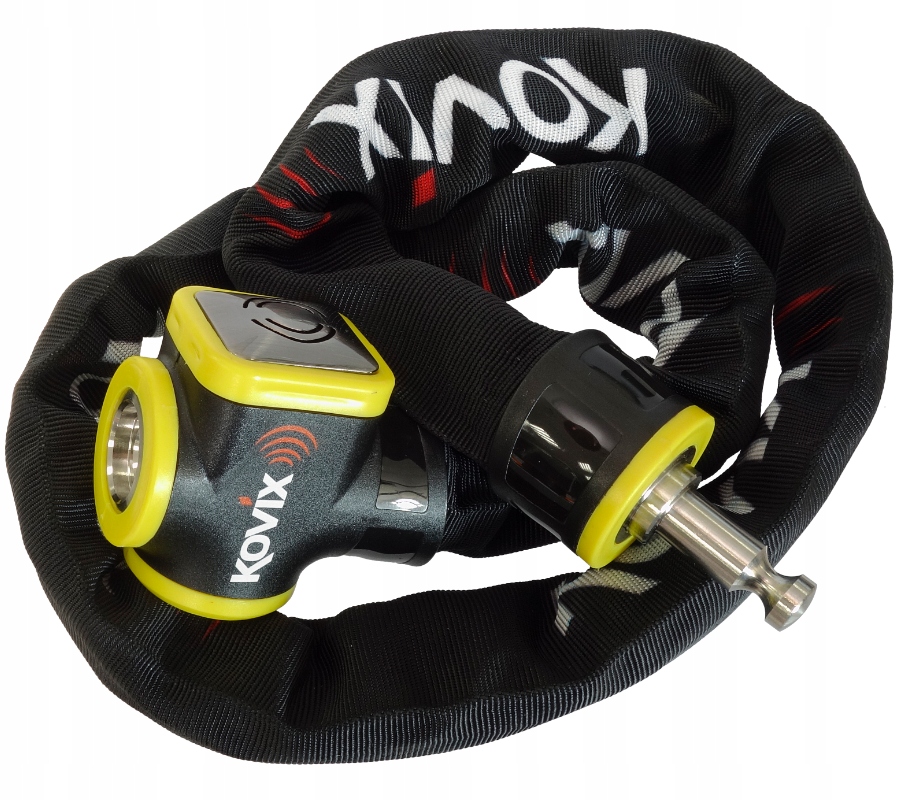 ŁAŃCUCH ROWEROWY ZABEZPIECZAJĄCY Z ALARMEM 120 db Marka Kovix