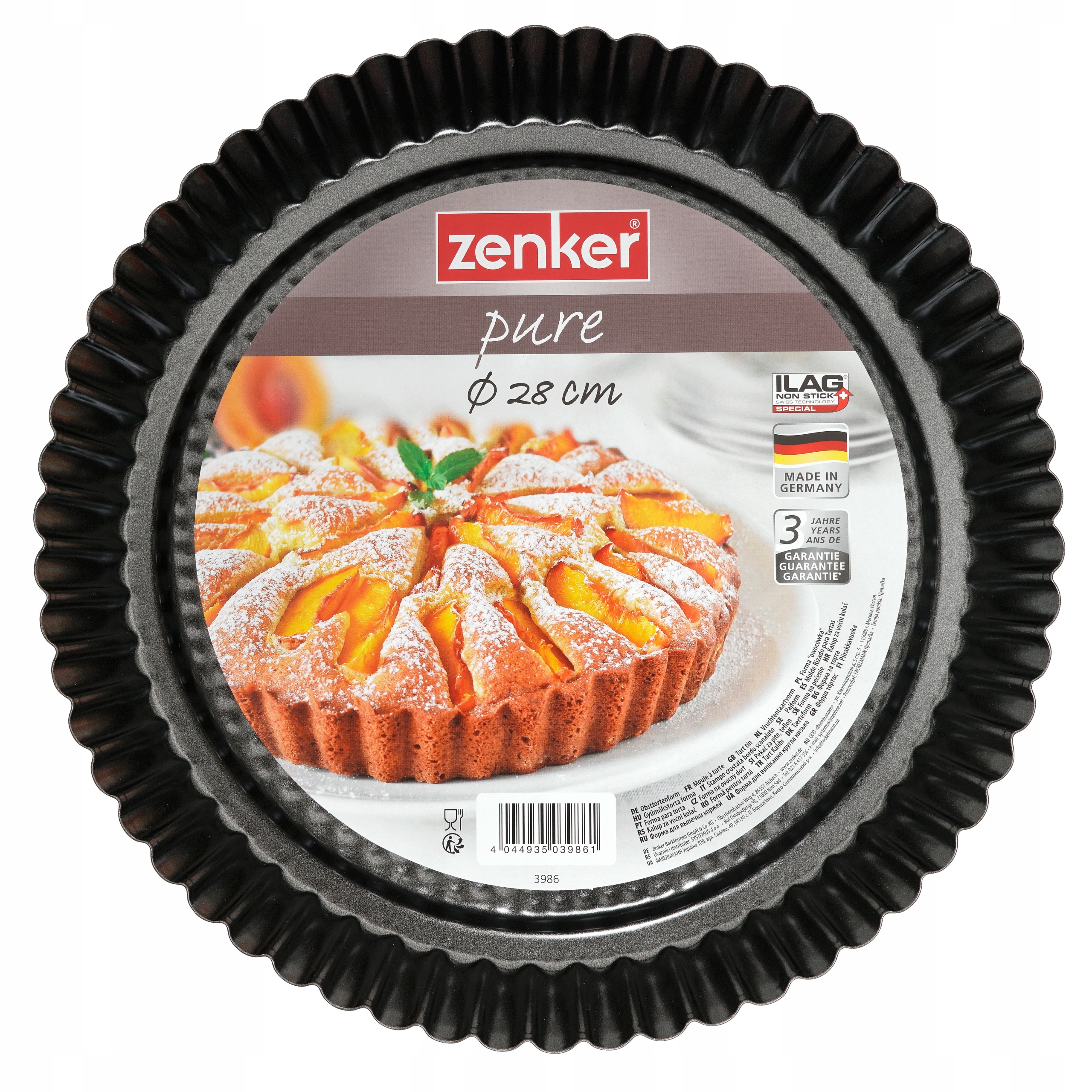 

Forma do pieczenia tarty ciasta Blacha Tarte 28cm