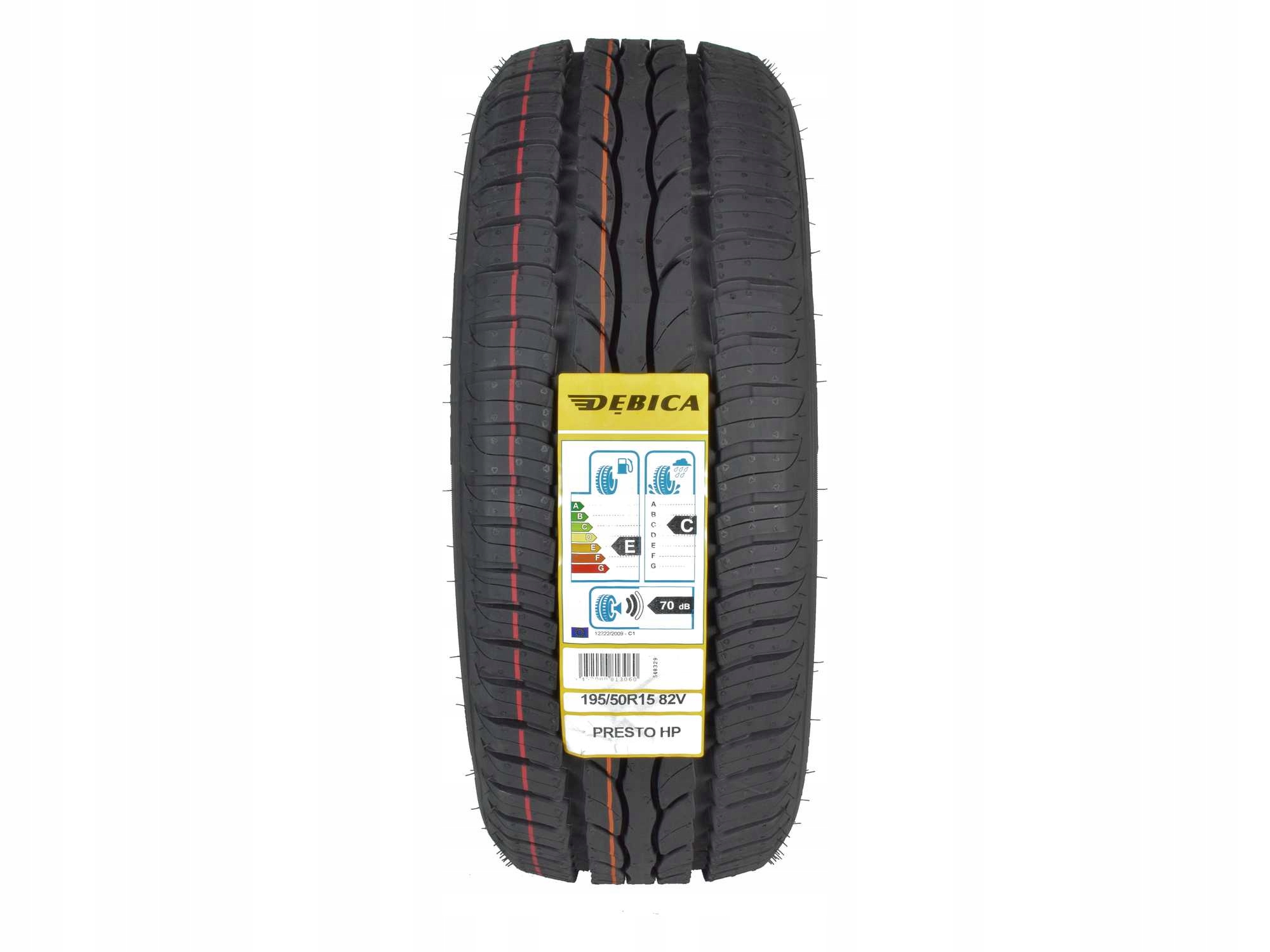 2 Opony letnie 195 50R15 DEBICA PRESTO HP Producent code 548329