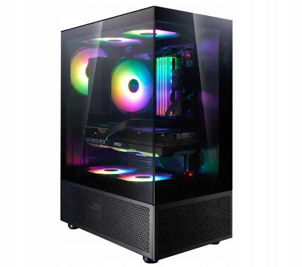 Pc skriňa Adata Xpg Invader X Mini Mid-Tower Atx 5x Argb Čierna