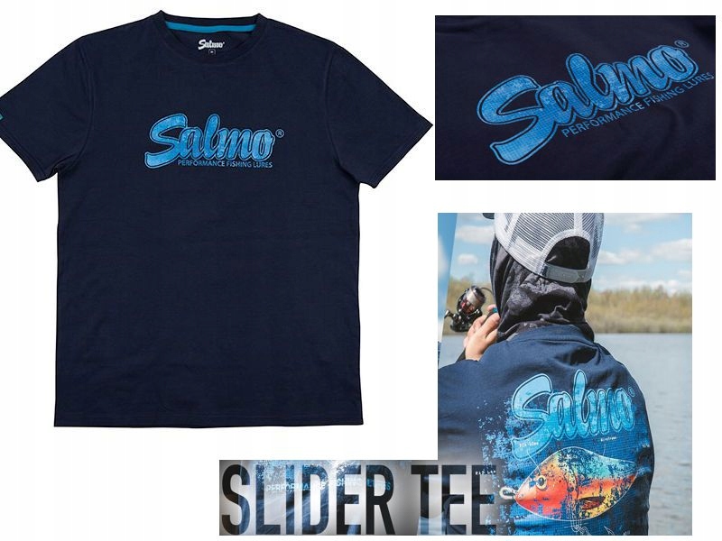 Rybářské Tričko Salmo Slider Tee T-shirt 2XL