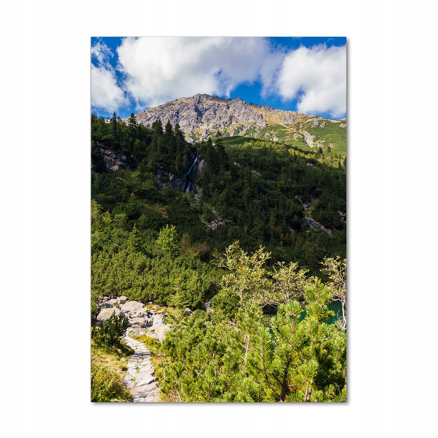 Akrylový obraz Mořské oko Tatry 70x100 cm