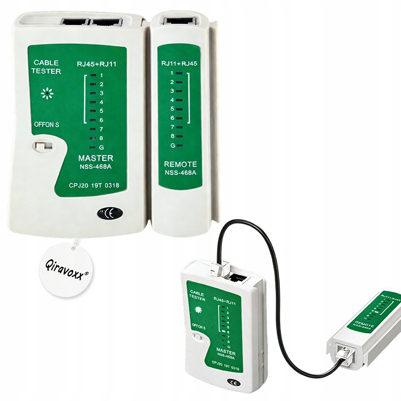 ТЕСТЕР ПРОВОДКИ ЛАН ДЛЯ КАБЕЛЯ РДЖ45 РДЖ11РДЖ12 СИД СЕТЕВОГО ШНУРА