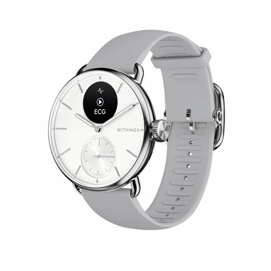 Smartwatch Withings ScanWatch 2 38mm biały monitorowanie temperatury Ekg S