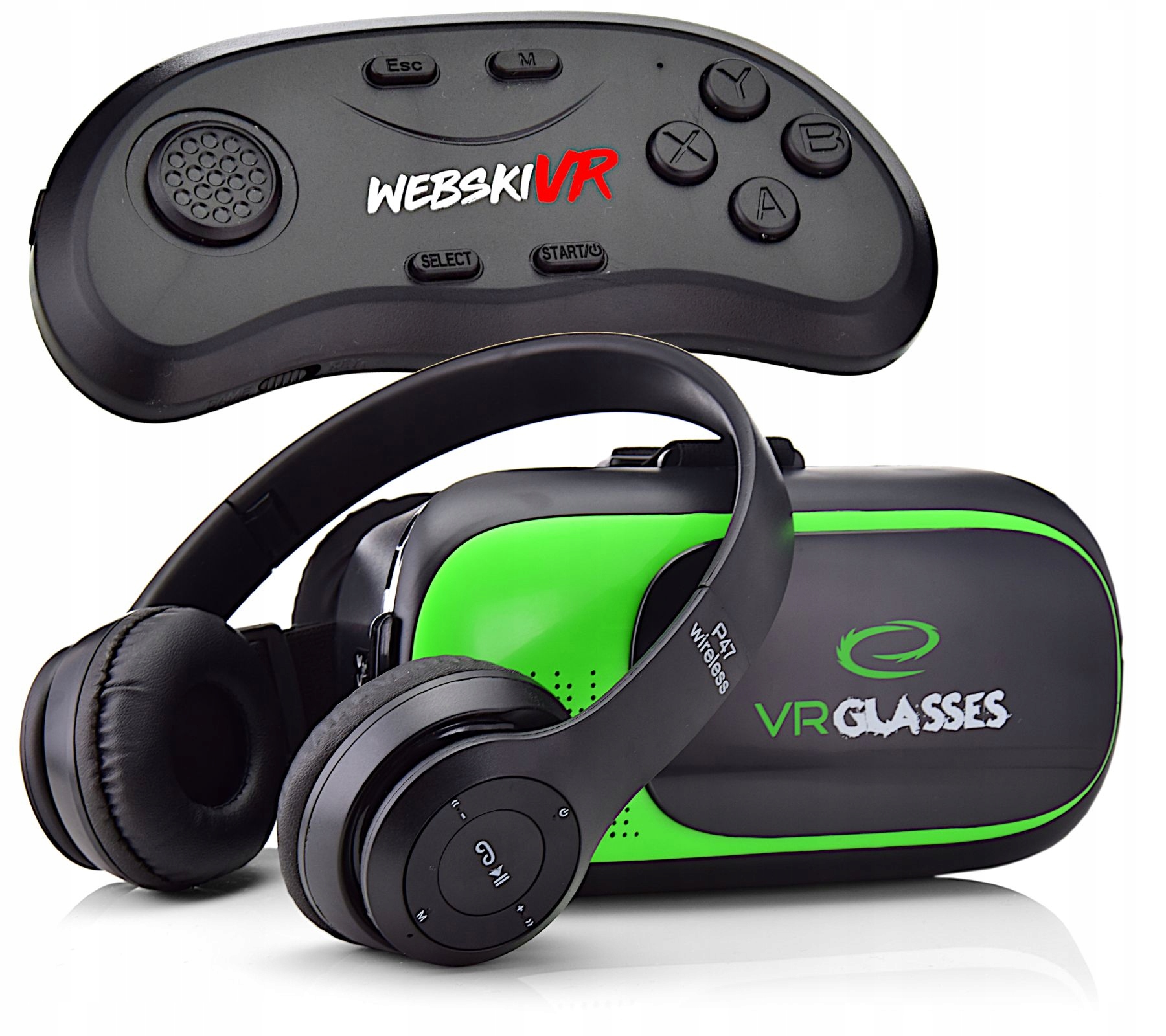 PREZENT DLA NASTOLATKA GOGLE VR 360+SŁUCHAWKI