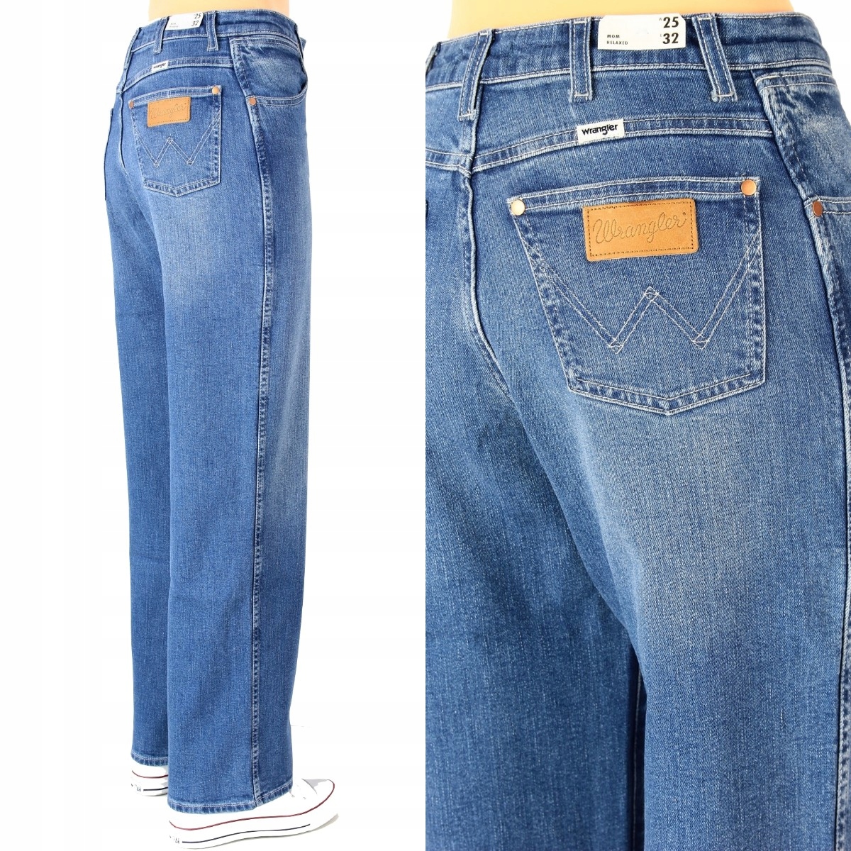 Wrangler Mom Relaxed Jeansy Boyfriend W28 L34