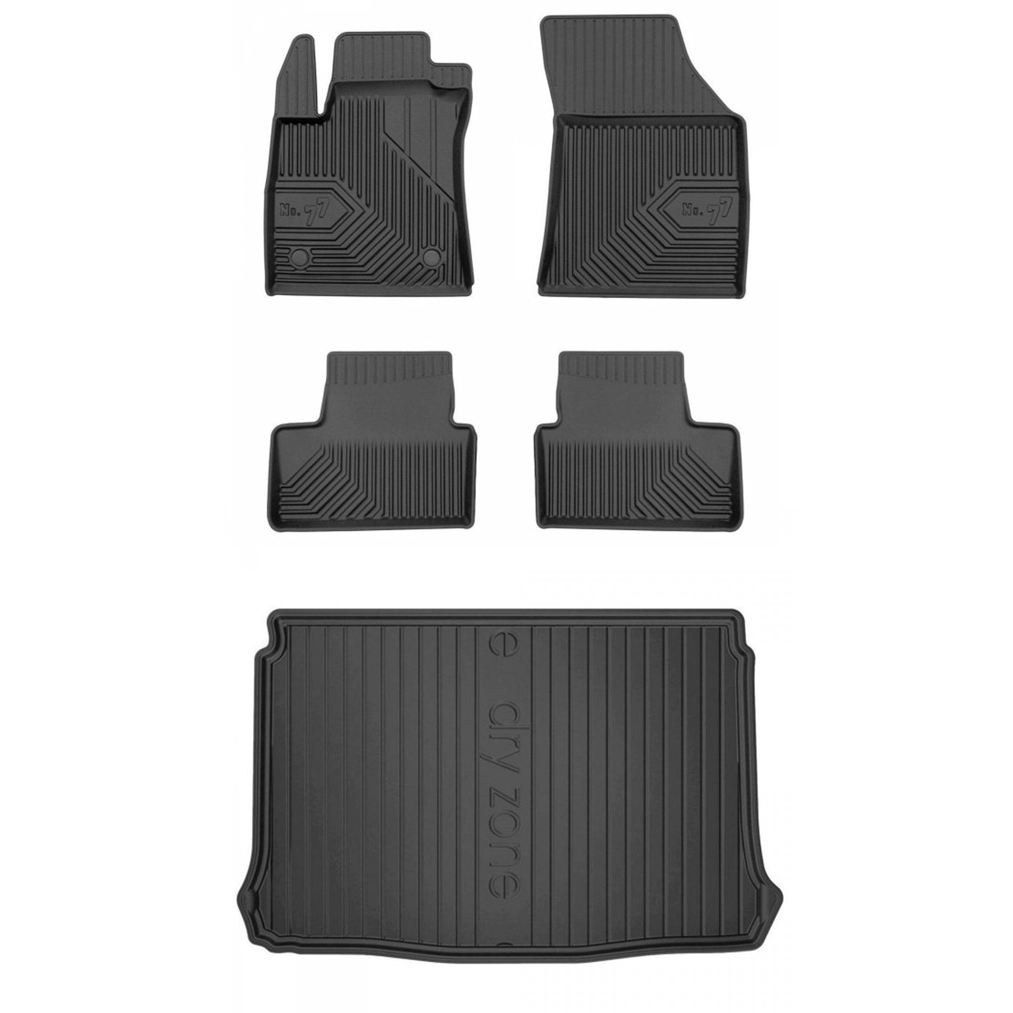 Gumová sada kobercov a rohoží pre Renault Megane IV od roku 2016