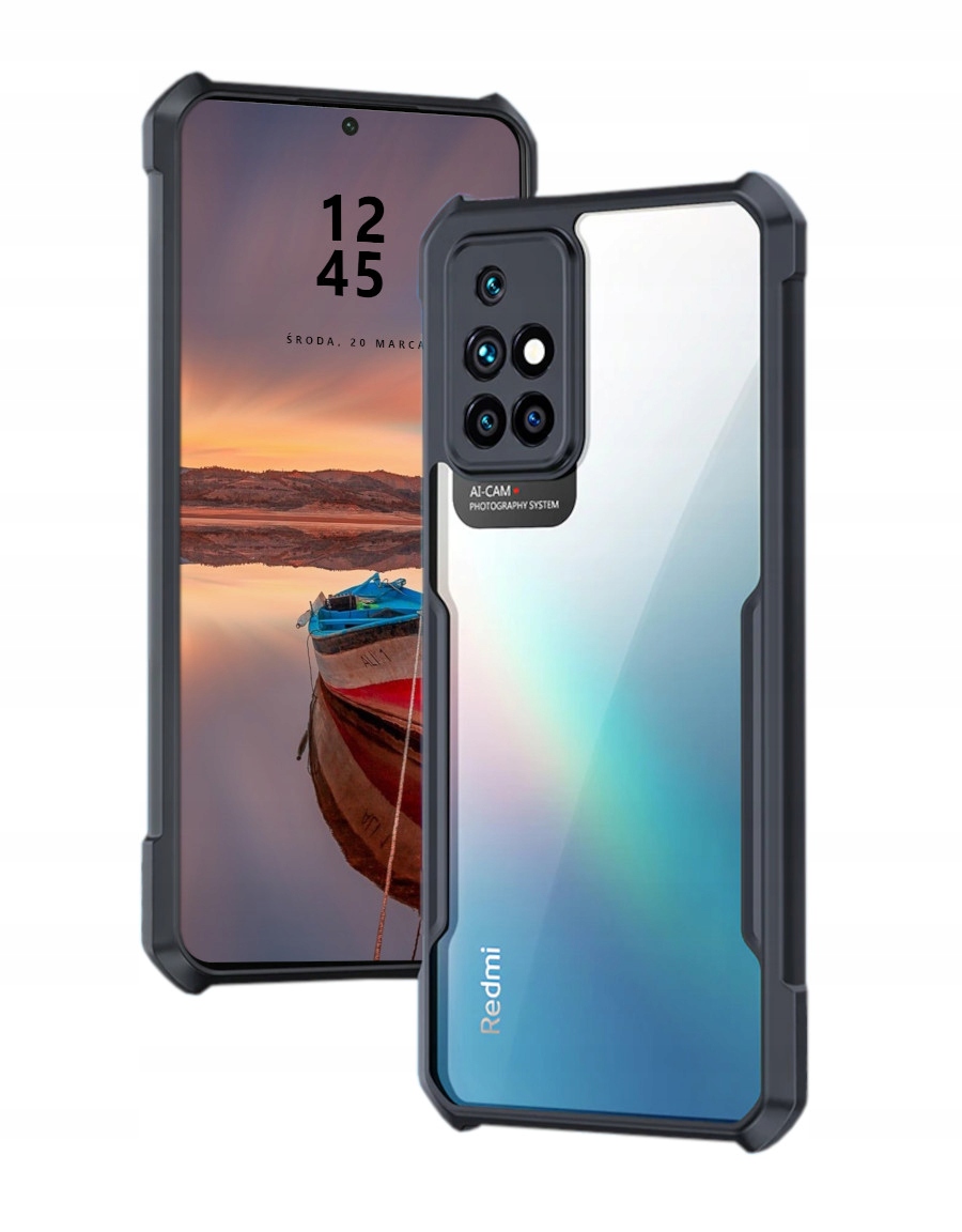 

Etui Airbag Pancerne Do Redmi 10 2022 2x Szkło
