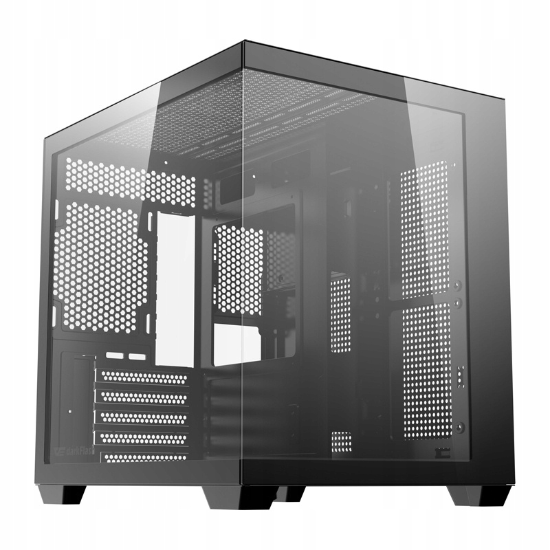 DarkFlash B275 Počítačová Skříň pro počítač M-atx Itx Sklo 270 Černá