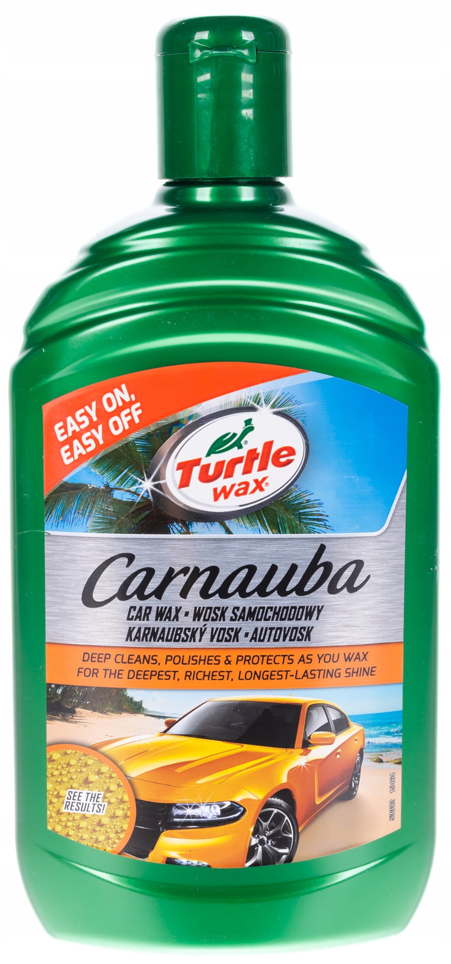 TURTLE WAX CARNAUBA WOSK W PŁYNIE 500ml