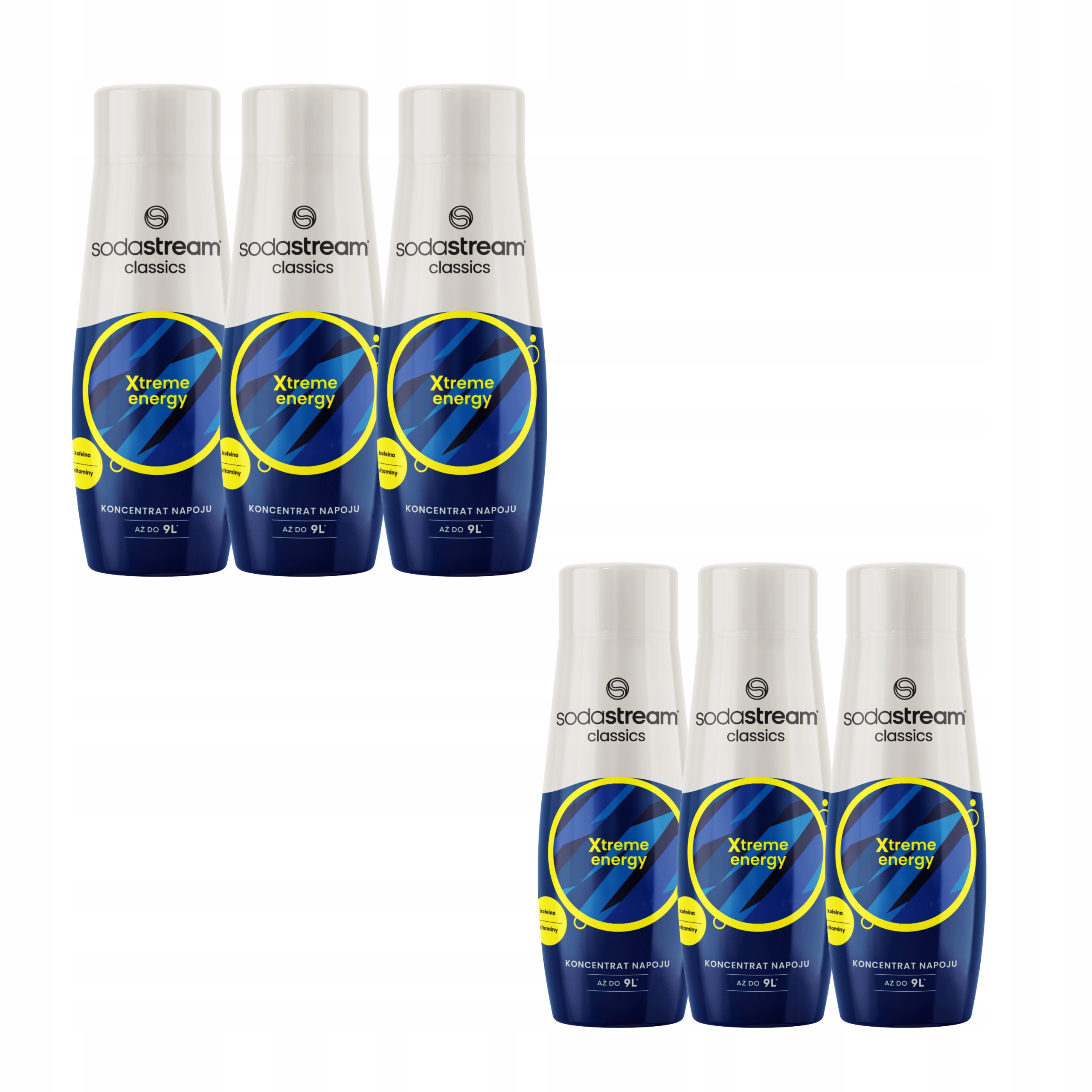 Levně Sirup Sodastream Xtreme Energy energetický nápoj do saturátoru x6