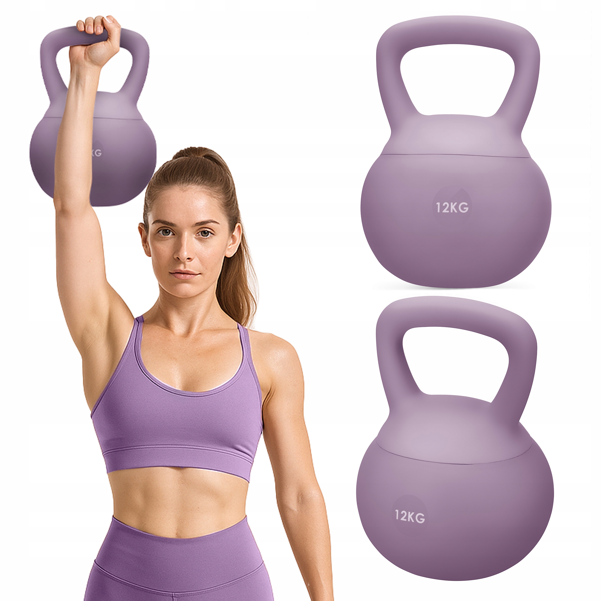 Hantel Kettlebell Miękka Odważnik Kula Obciążenie Do Ćwiczeń 12KG Gymtek