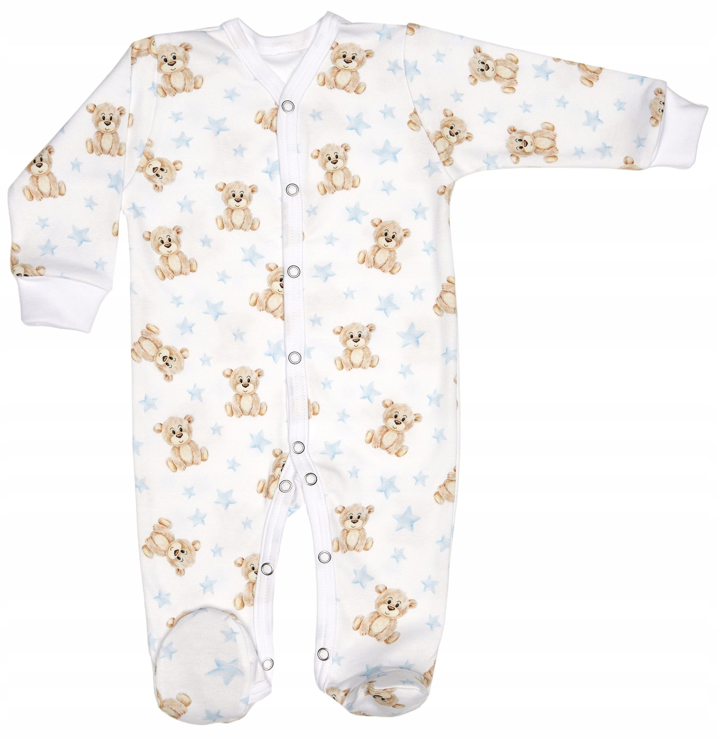 Pajac rozpinany 100% bawełna 56 misiu słodziak