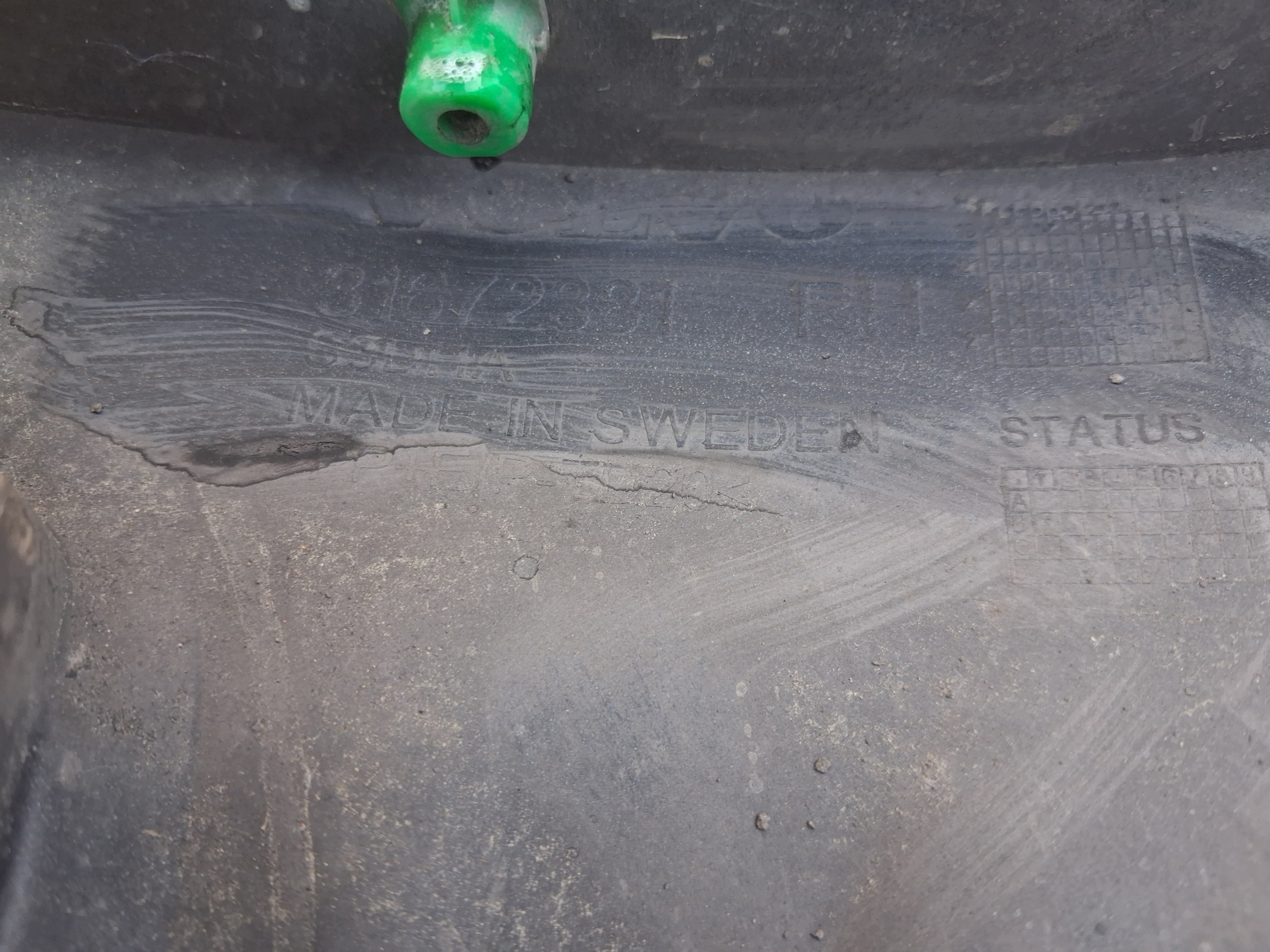 moulding cap threshold right left pipe end VOLVO XC90 II 31672380 31672381