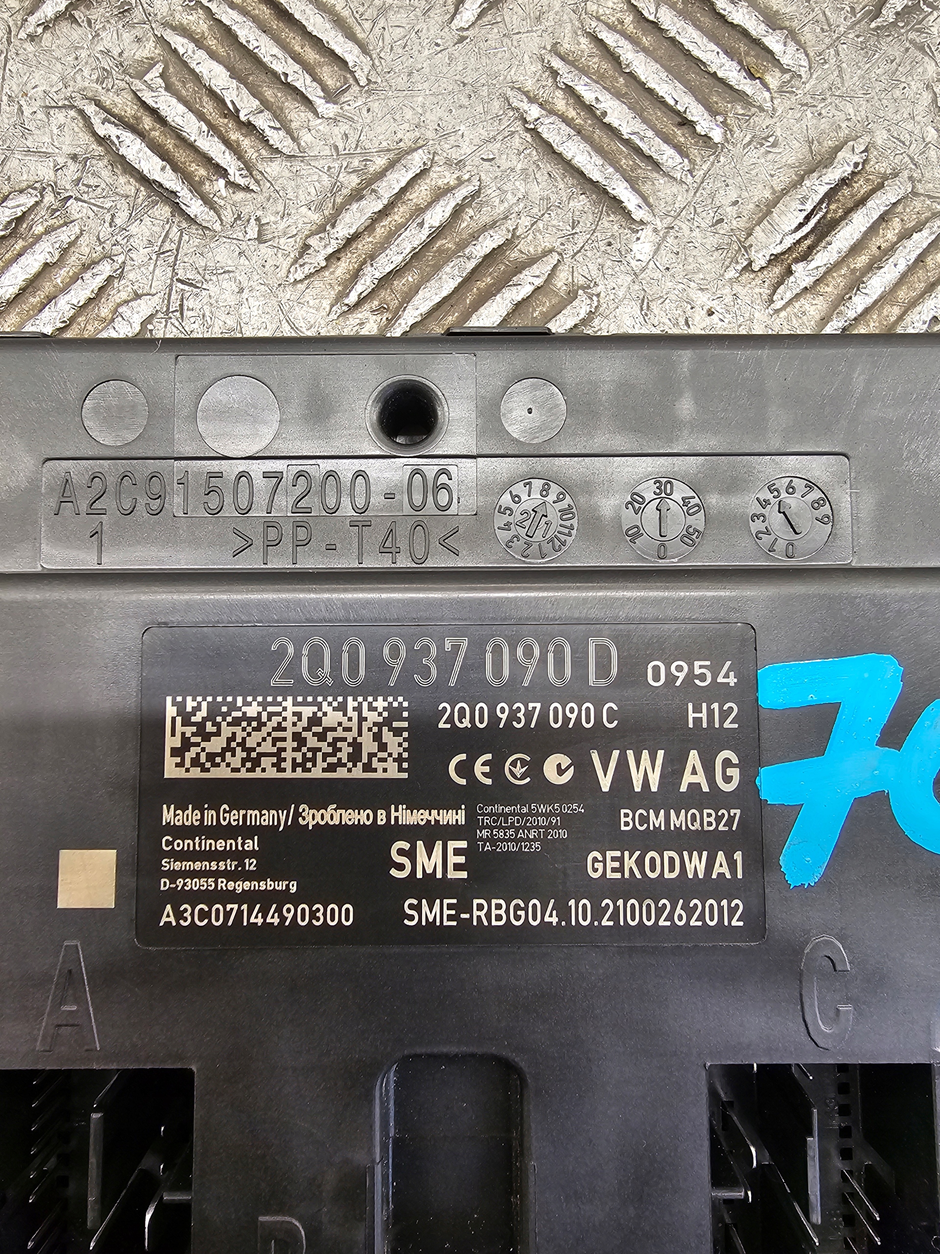modul KOMFORU BCM VOLKSWAGEN 2Q0937090D