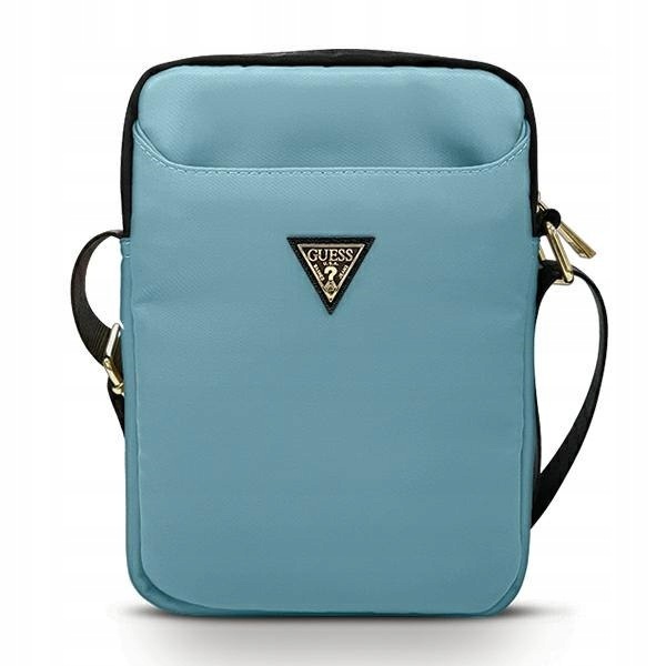Guess Taška GUTB10NTMLLB 10" modrá/modrá Nylon Triangle Logo