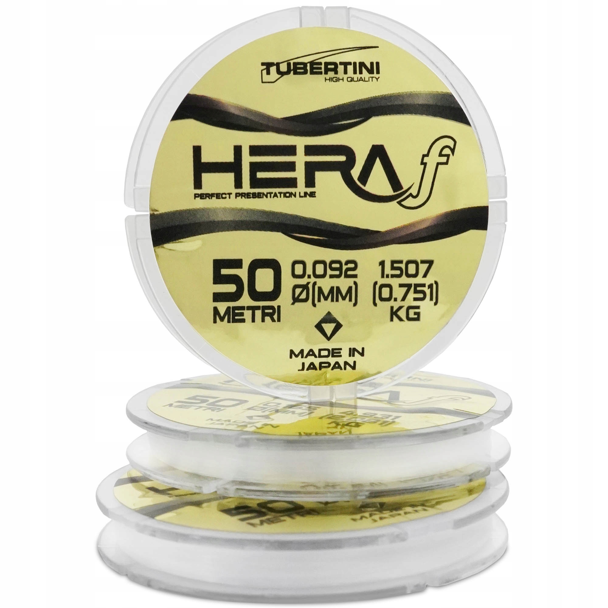 Żyłka Przyponowa Wytrzymała Tubertini Hera F 50m 0,092mm 1,51kg