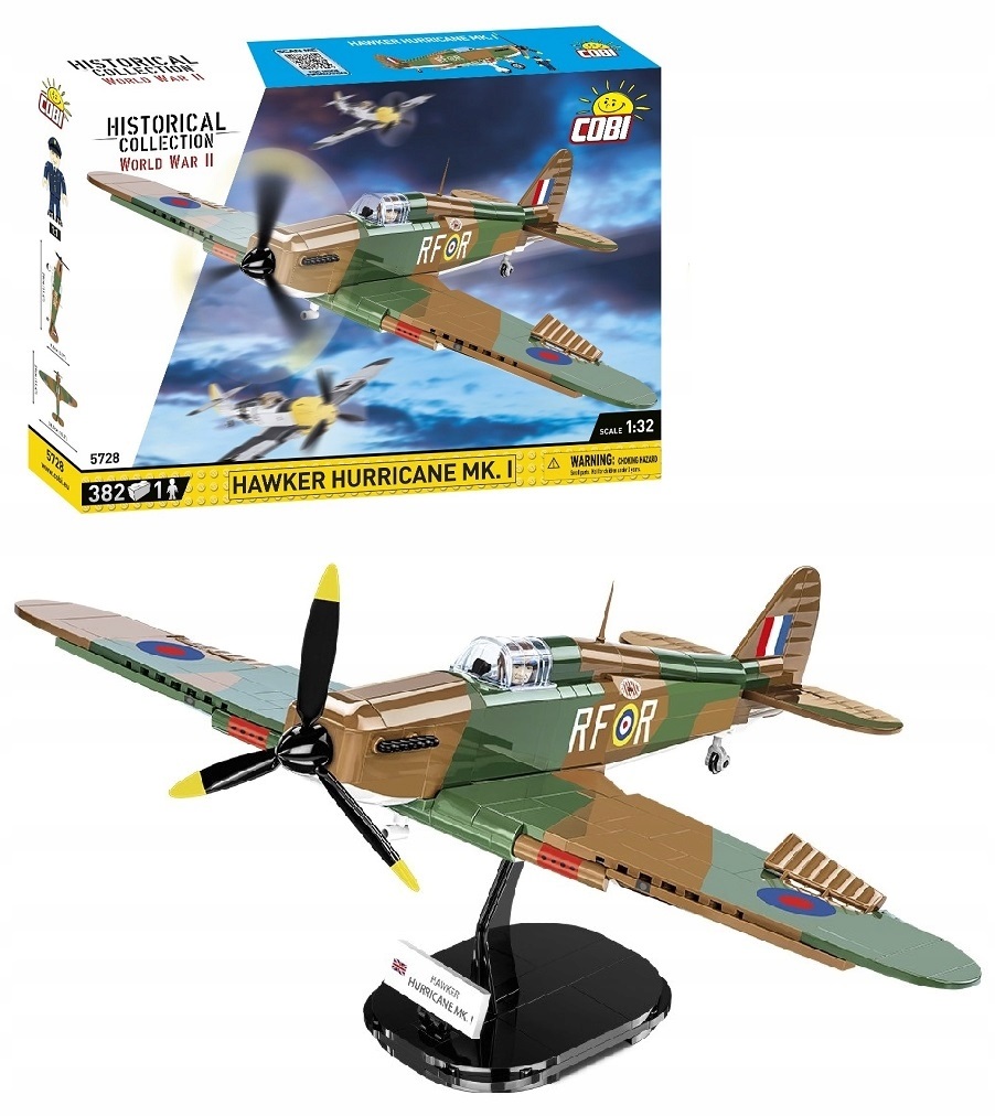 Samolot Hawker Hurricane Mk.I Hc Wwii Cobi