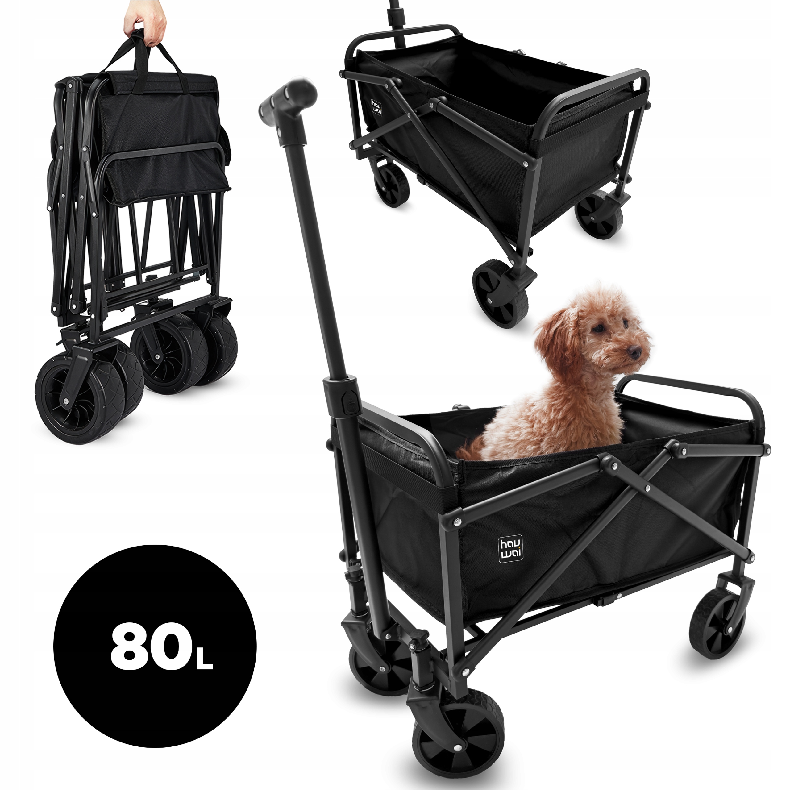 Wózek Transportowy Na Zakupy Dla Dzieci I Zwierząt Zakupowy Składany