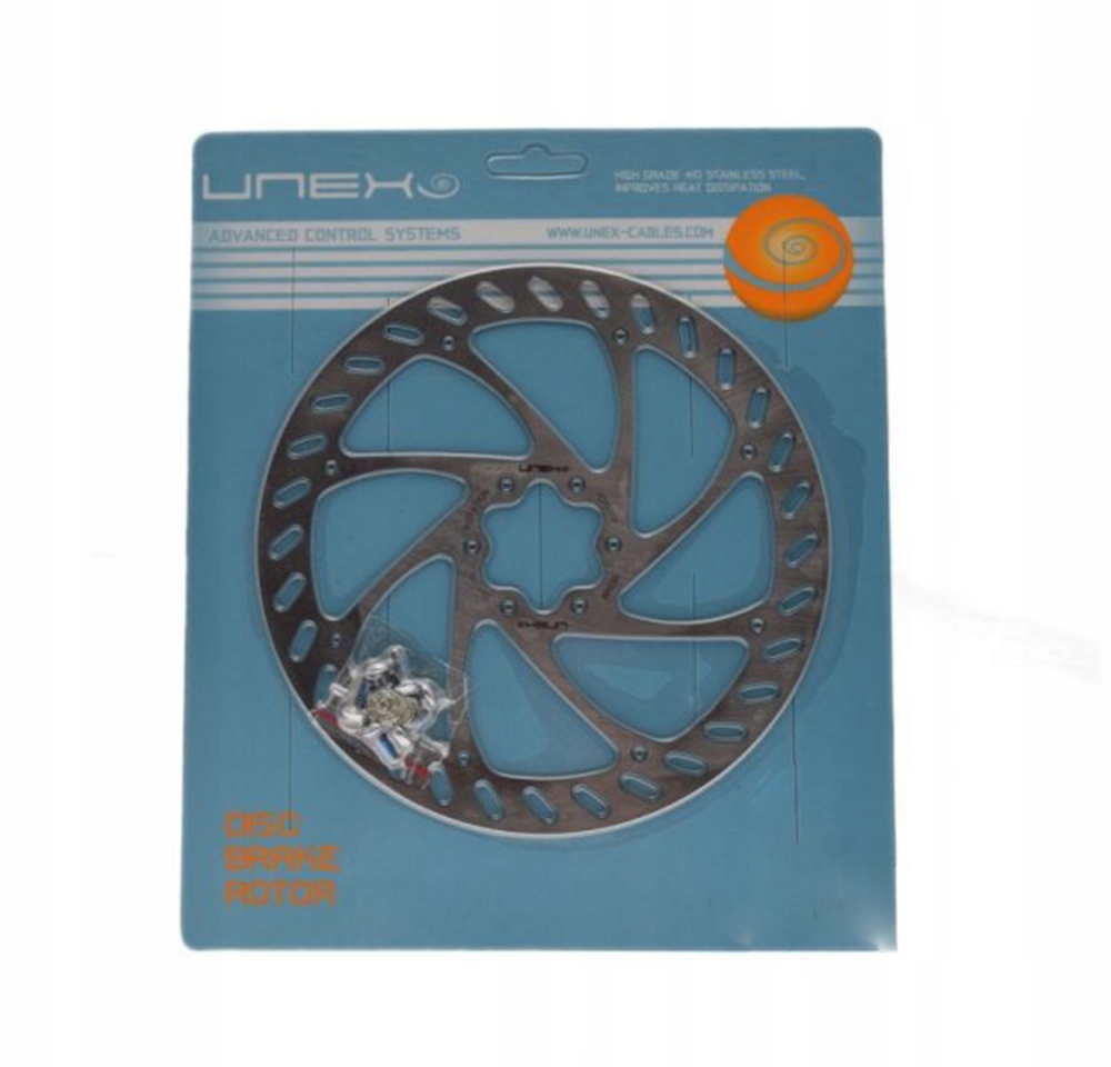 TARCZA HAMULCA ROWEROWA UNEX 180MM SOLIDNA ROWER