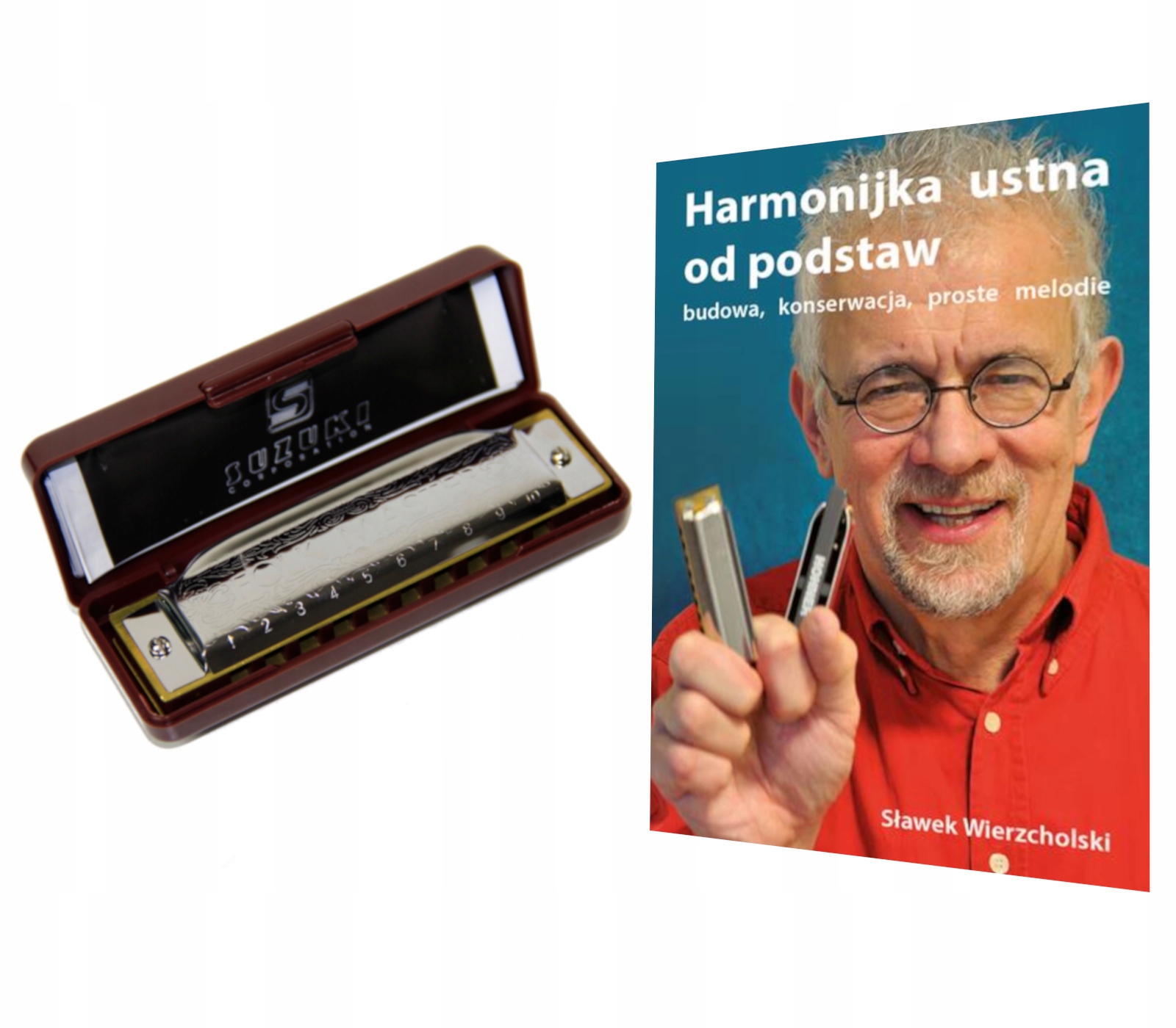 Harmonijka ustna Suzuki G dur + Etui i Samouczek