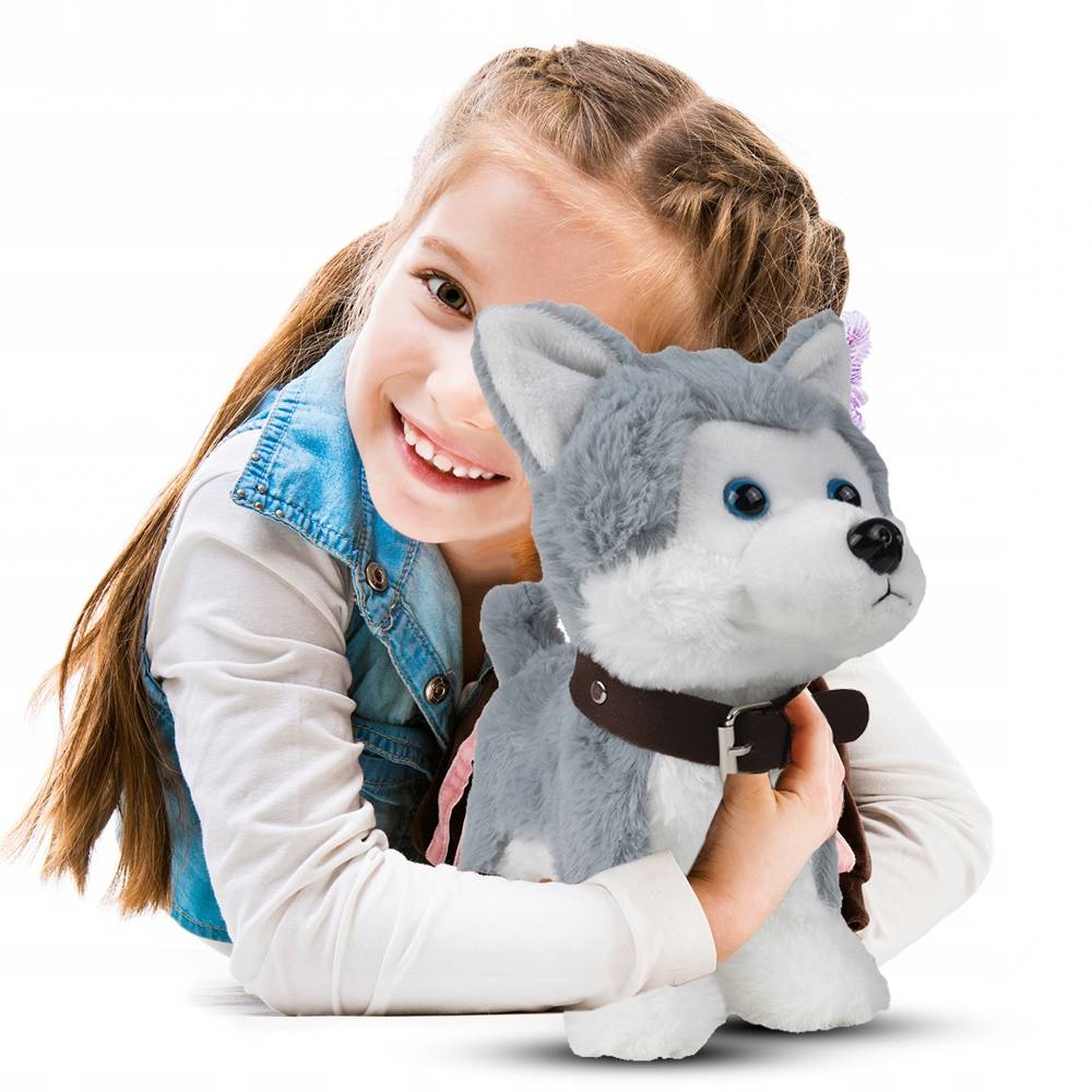 PIESEK PIES HUSKY INTERAKTYWNY ZDALNIE STEROWANY GŁOSEM I DOTYKIEM PILOT Wiek dziecka 3 lata +